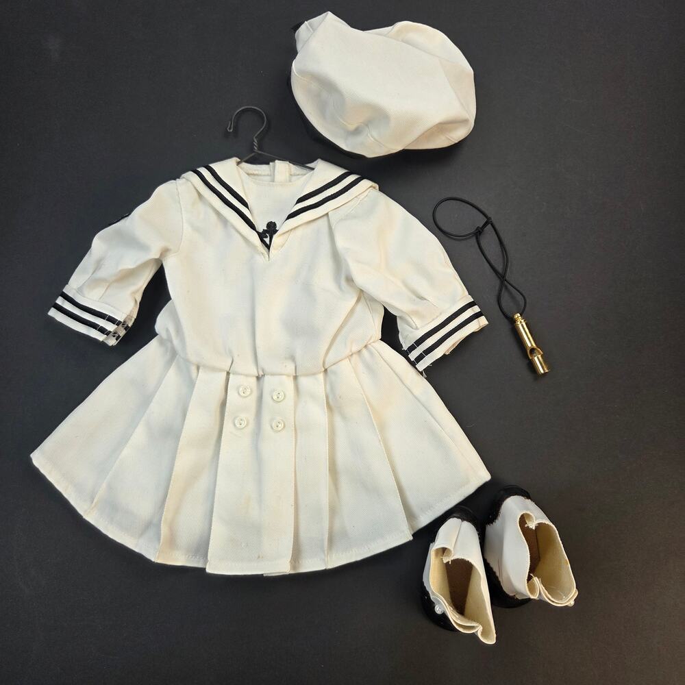 Pleasant Company Samantha Middy Dress Tam Shoes Whistle American Girl 1991